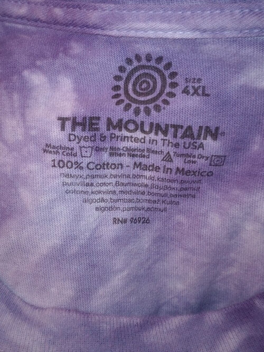 The Mountain - Adorable Kittens 2011 - Tie Dye - Men's 4X - Picture 3 of 3